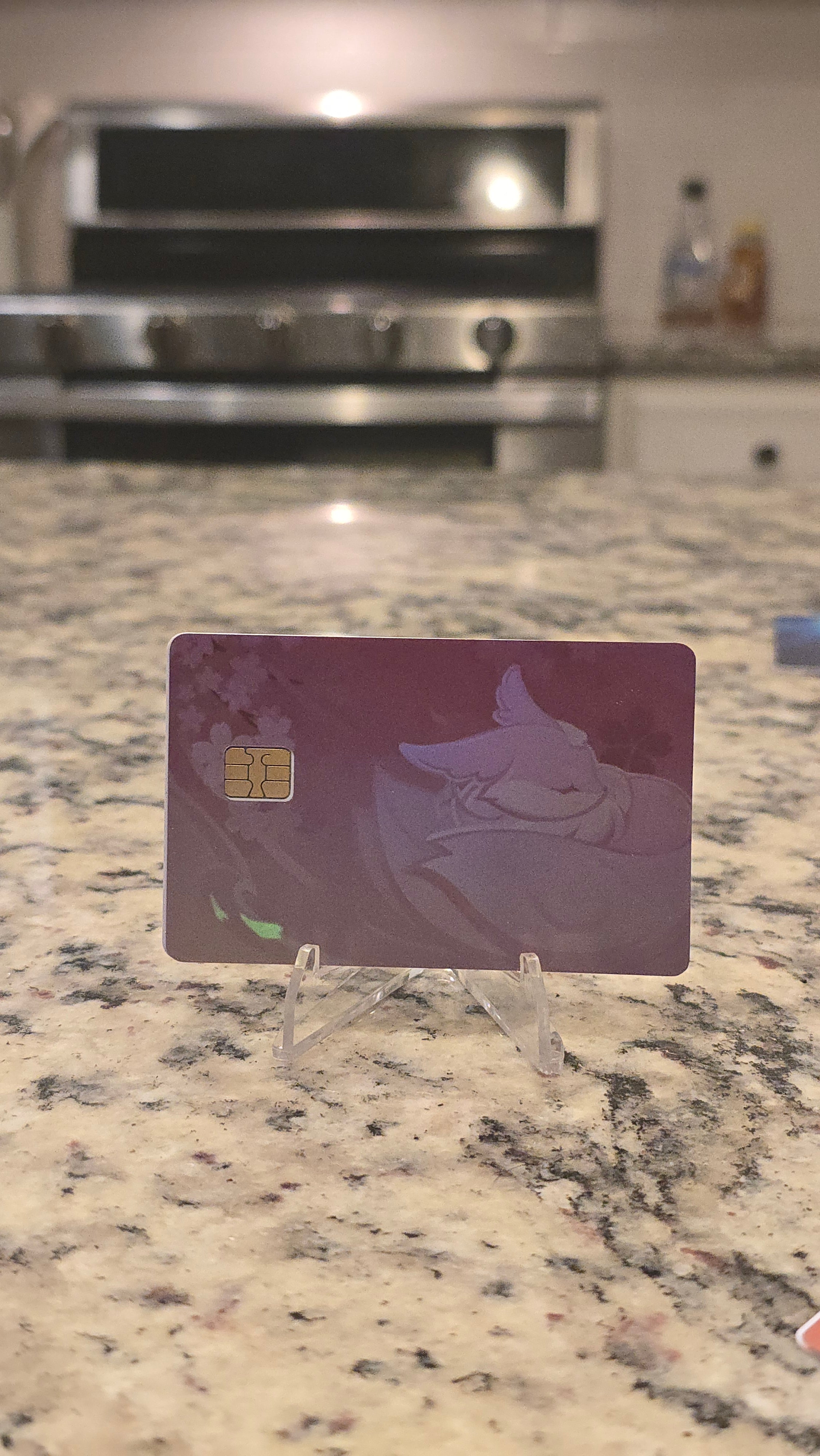 ✨ Yae Miko Sakura Glow Debit Card Skin