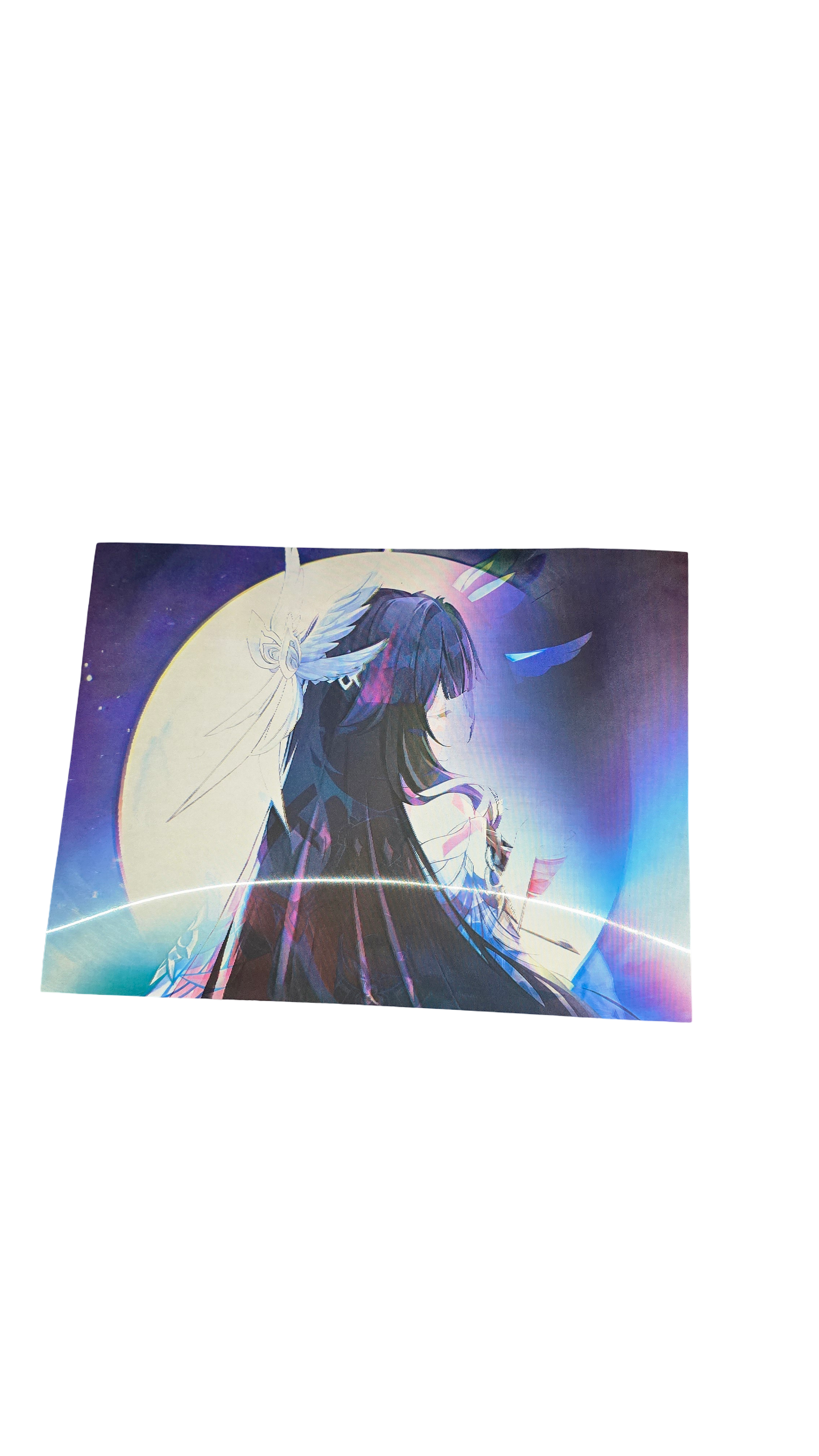 🌘 Columbina — 3D Poster (Fallen Angel)