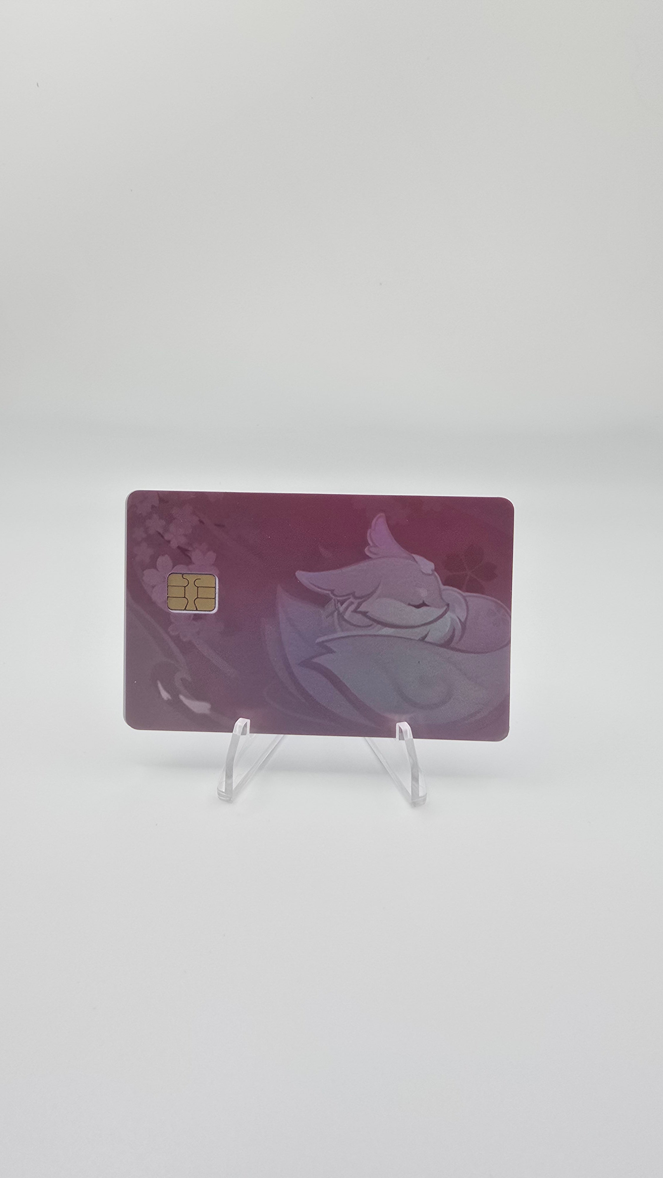 ✨ Yae Miko Sakura Glow Debit Card Skin