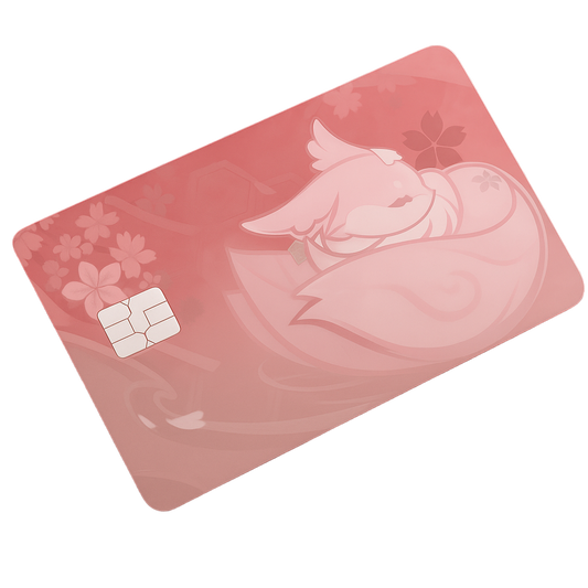 ✨ Yae Miko Sakura Glow Debit Card Skin