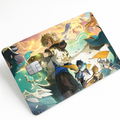 Heroes of Teyvat – Holo Debit Skin ✨💳