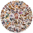🌈 Genshin Impact Sticker Pack – 50+ Adorable Chibi Characters!