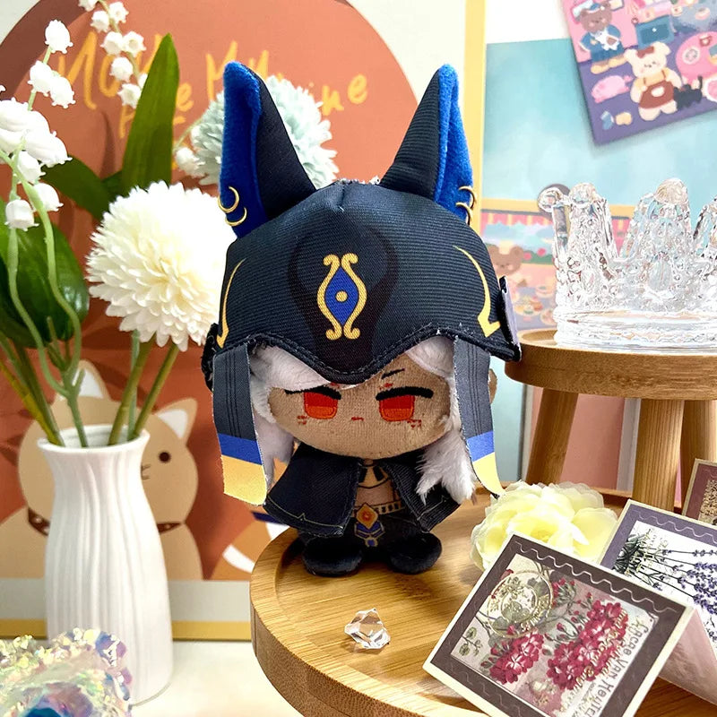 ✨ Genshin Impact Mini Plush Sitting Dolls – Chibi Character Collection