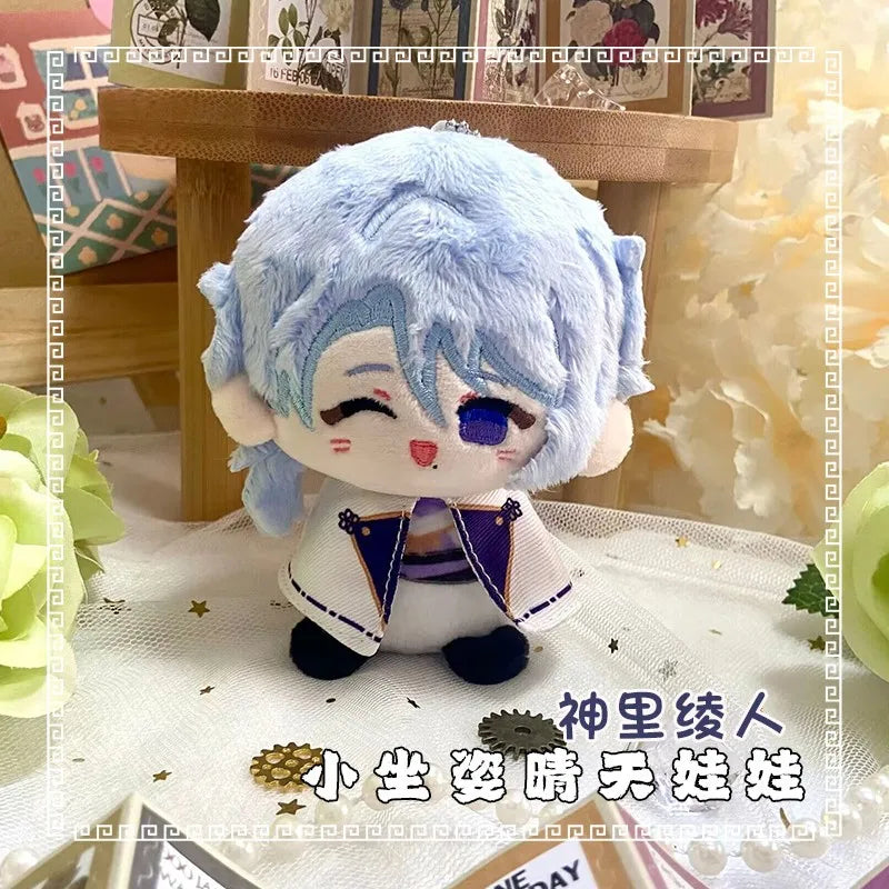 ✨ Genshin Impact Mini Plush Sitting Dolls – Chibi Character Collection