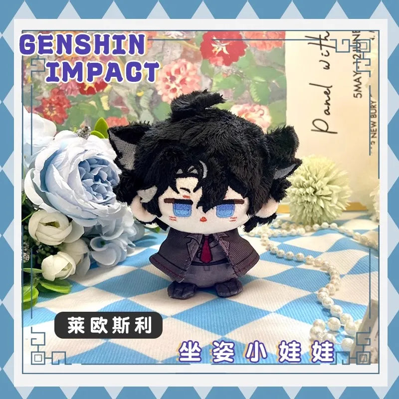 ✨ Genshin Impact Mini Plush Sitting Dolls – Chibi Character Collection