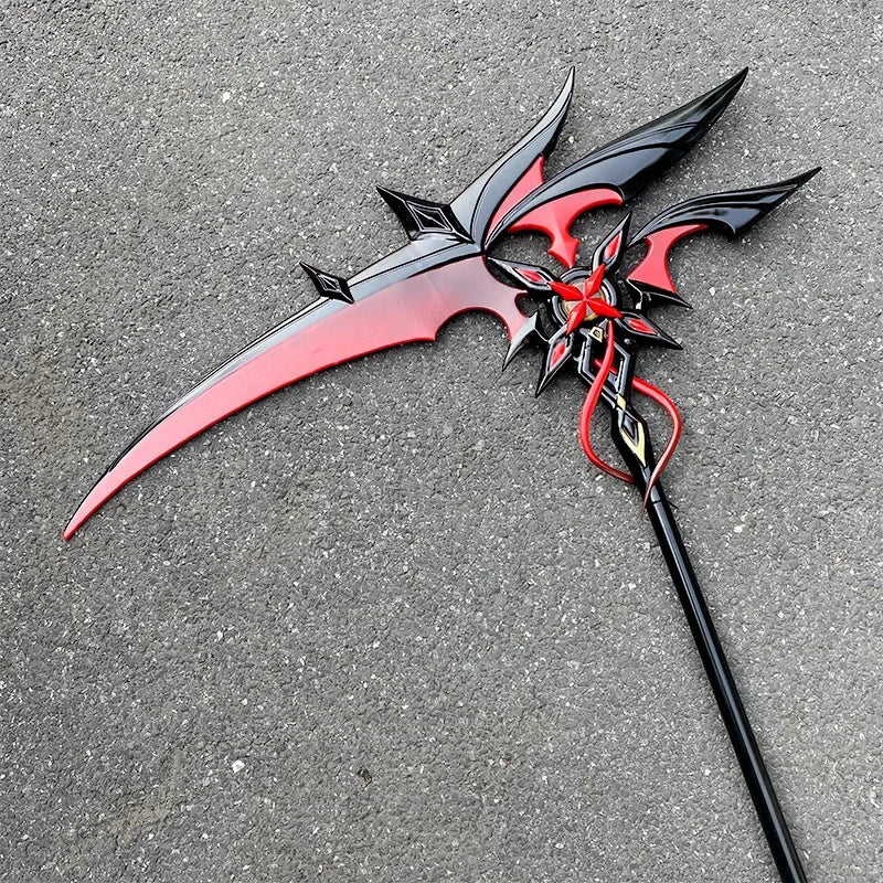 Crimson Moon's Semblance – Arlecchino Scythe Cosplay Weapon
