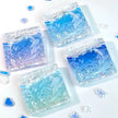 Anime Badge Storage Box Acrylic Cartoon Emblem Display Receive Love and Deepspace Honkai Star Rail Genshin Impact Cosplay