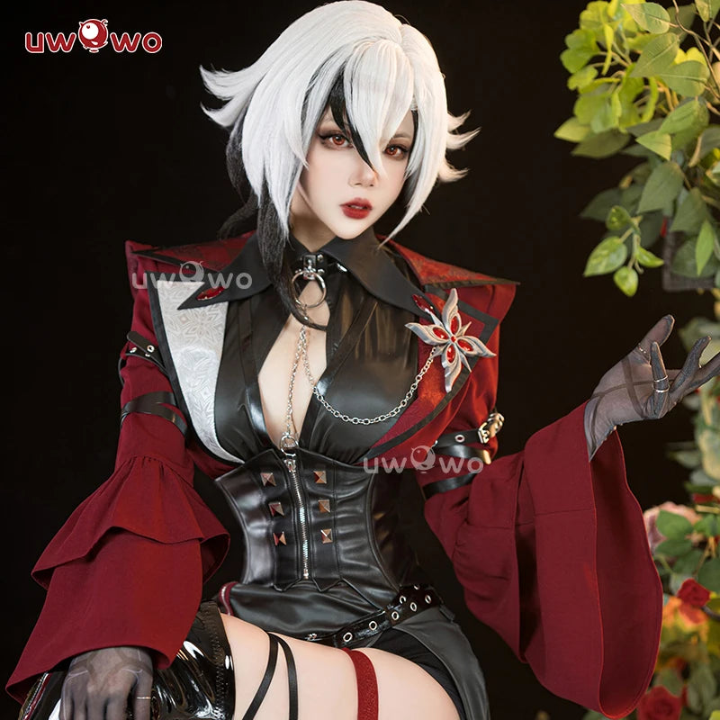 Arlecchino Cosplay – Crimson Oath Harbinger Set