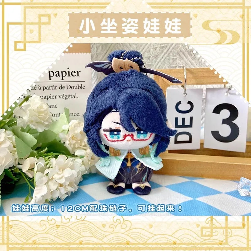 ✨ Genshin Impact Mini Plush Sitting Dolls – Chibi Character Collection