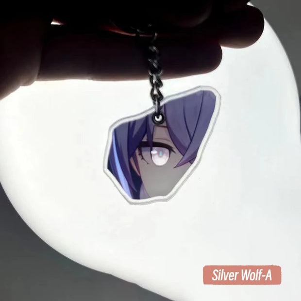 Eyes of the Herrschers" – Honkai Impact Acrylic Keychain Set