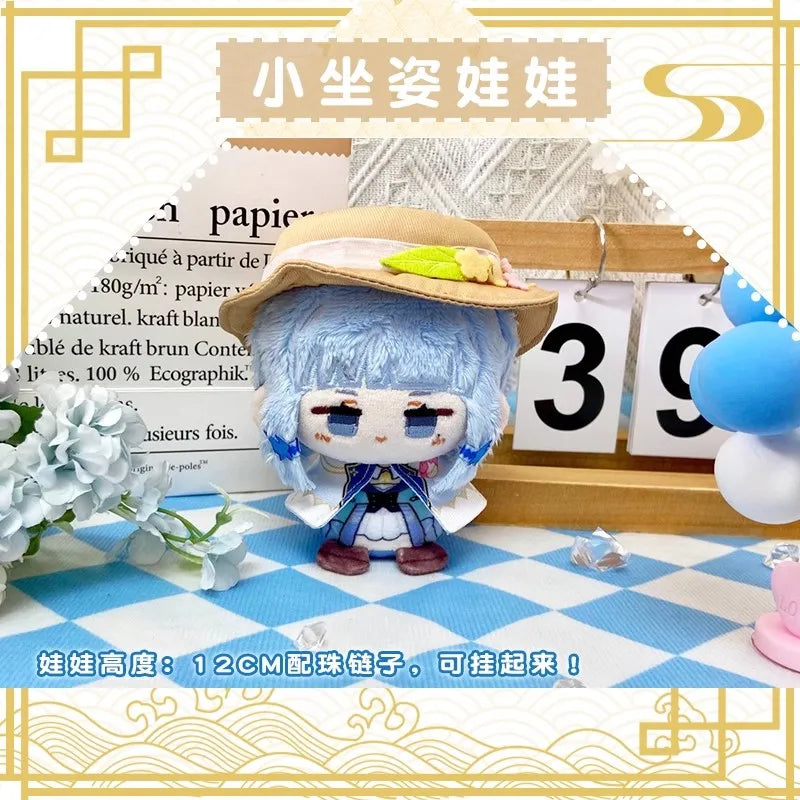 ✨ Genshin Impact Mini Plush Sitting Dolls – Chibi Character Collection
