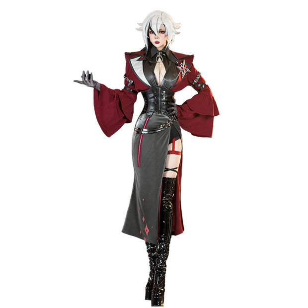 Arlecchino Cosplay – Crimson Oath Harbinger Set