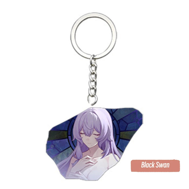 Eyes of the Herrschers" – Honkai Impact Acrylic Keychain Set