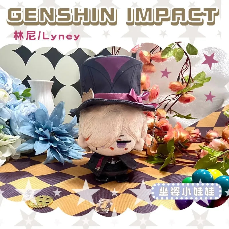✨ Genshin Impact Mini Plush Sitting Dolls – Chibi Character Collection