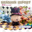 ✨ Genshin Impact Mini Plush Sitting Dolls – Chibi Character Collection