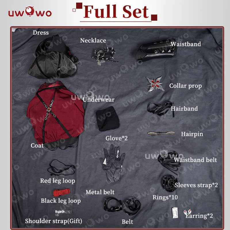 Arlecchino Cosplay – Crimson Oath Harbinger Set