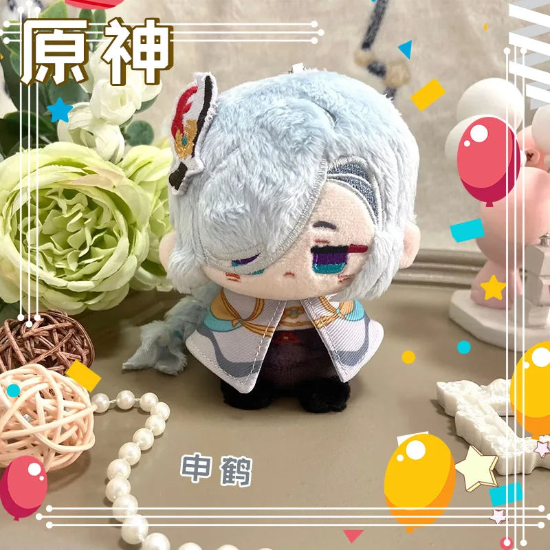✨ Genshin Impact Mini Plush Sitting Dolls – Chibi Character Collection