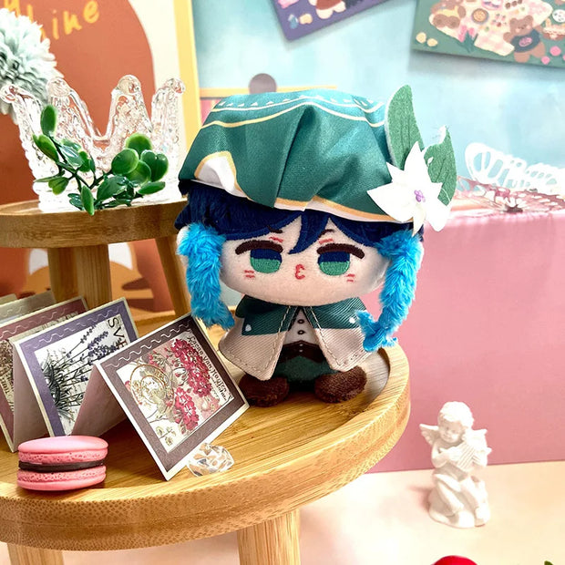 ✨ Genshin Impact Mini Plush Sitting Dolls – Chibi Character Collection