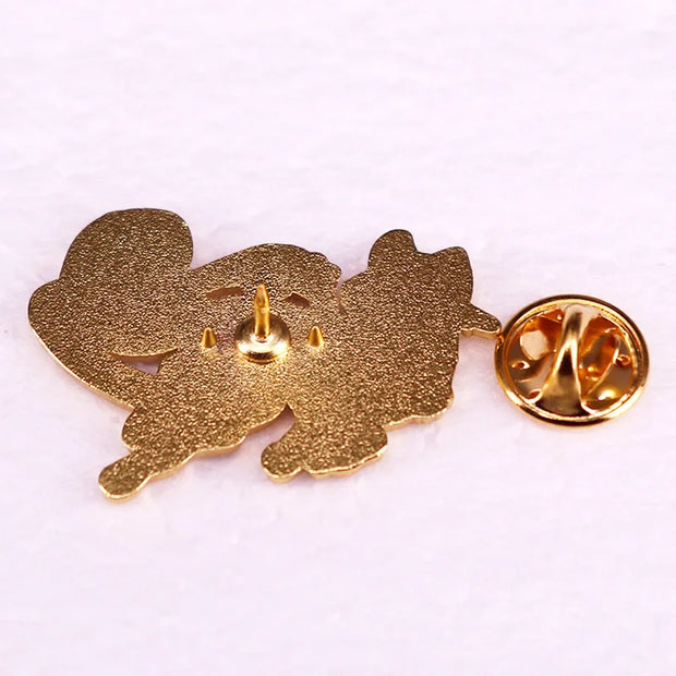 🌌 "Stellar Spirit Fox" – Cosmic Enamel Pin