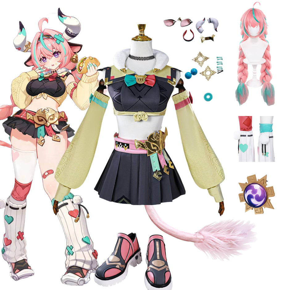 Varesa Cosplay Set 🔥 | Full Natlan Outfit – Bold, Beastly, & Battle-Ready