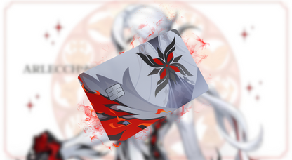Crimson Flame Arlecchino Debit Skin