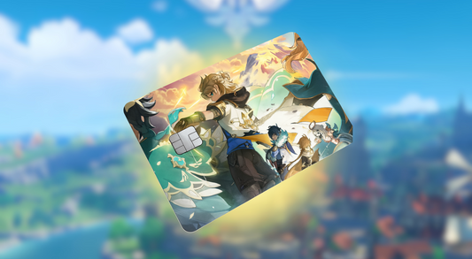 Heroes of Teyvat – Holo Debit Skin ✨💳